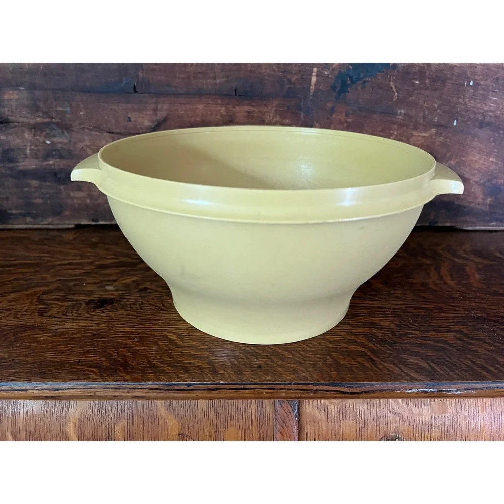 Vintage Tupperware Mixed Lot Yellow Serving Bowl Red Green Storage Containers